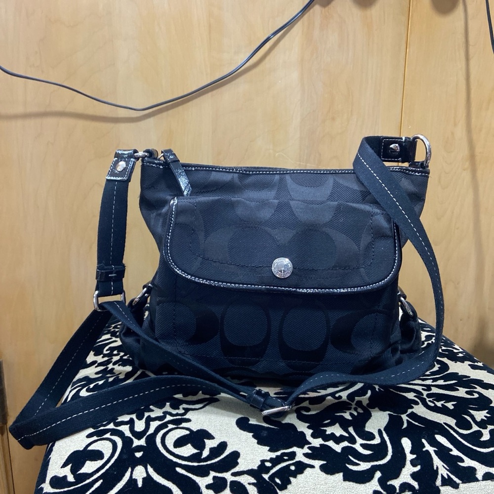 Coach canvas shoulder bag - Picture 7 of 7